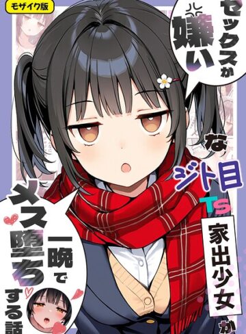 悪魔ほろほろ×フルカラー❤セックスが嫌いなジト目TS家出少女が一晩でメス堕ちする話 モザイク版評価